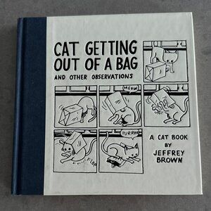 2 Cat Comedy Books - Getting Out of a Bag Comic + I Can Has Cheezburger?